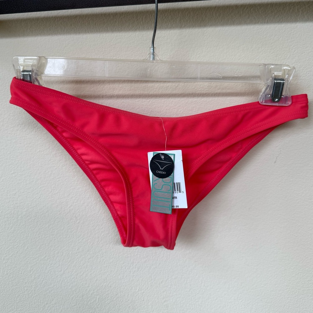 NWT Pursuit dark coral cheeky  Bikini Bottom
